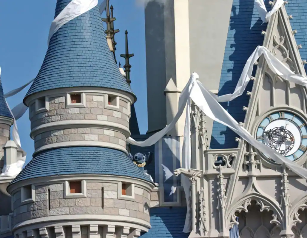 Stitch toilet papers Cinderella Castle at Magic Kingdom