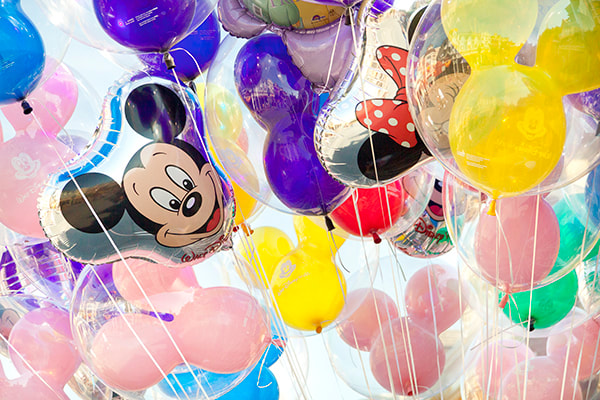 Mickey Mouse balloons at Magic Kingdom