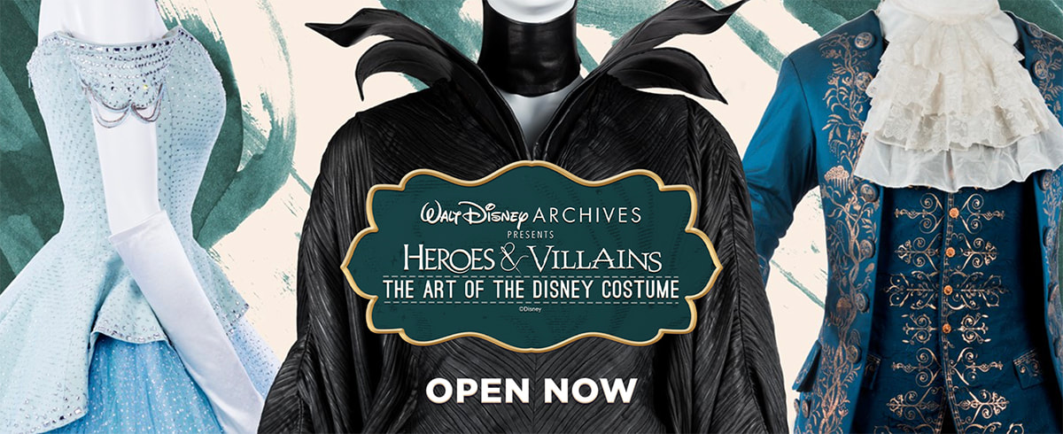Heroes and Villains: The Art of the Disney Costume exhibit 2022