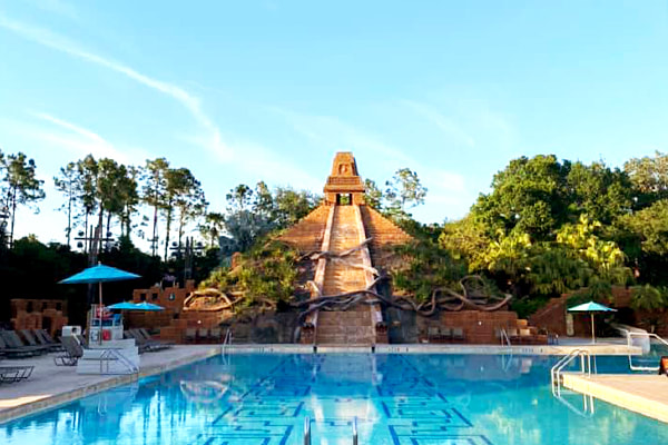 Pool at Disney's Coronado Springs Resort in 2021